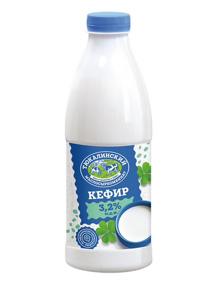 Кефир с м.д.ж. 3,2%, ПЭТ бутылка 900 г