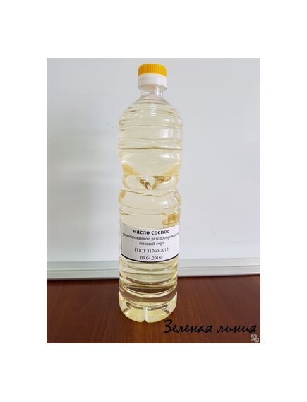 Масло соевое рафинированное дезодорированное марки "П" высшего и первого
