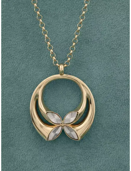 Колье из красного золота 585 пробы