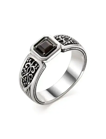 Серебряное кольцо с раух топазом