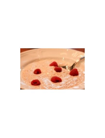 Каша овсяная со вкусом малины