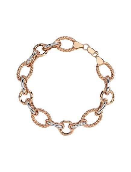 Браслет из желтого золота 585 пробы без вставок