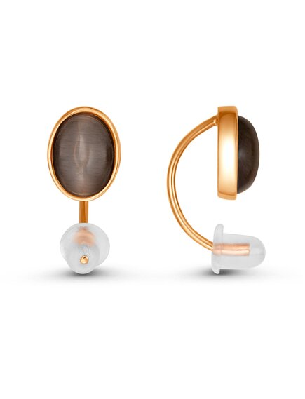 Серьги "Кошачий глаз"