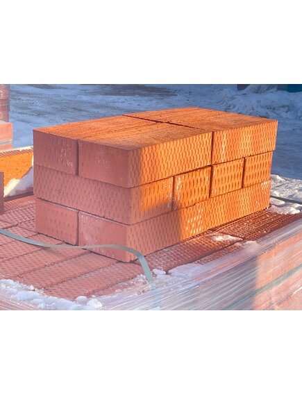 Кирпич забутовочный полнотелый, красный, марка прочности M125, 250х120х65 мм
