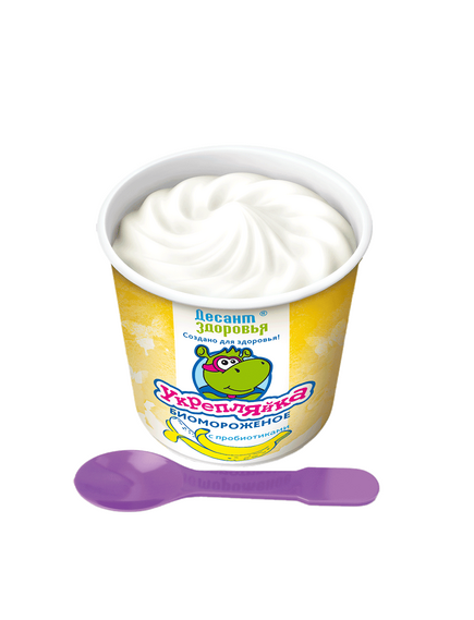 Биомороженое кисломолочное Укрепляйка Банановый