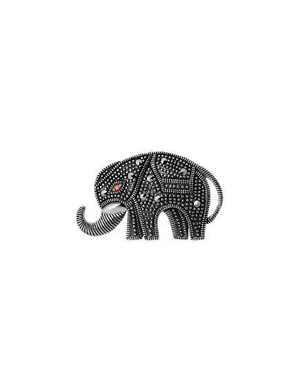 Брошь Серебро 925, Марказит