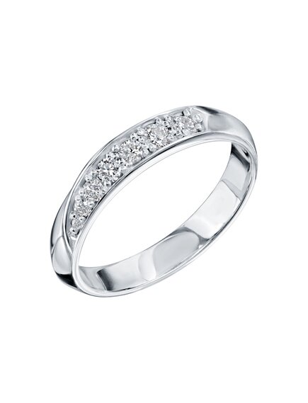 Кольцо с бриллиантами Золото 585 белое