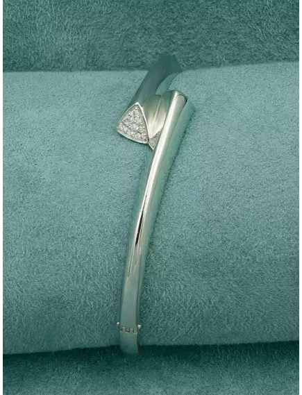 Браслет из белого золота 585 пробы C бриллиантами