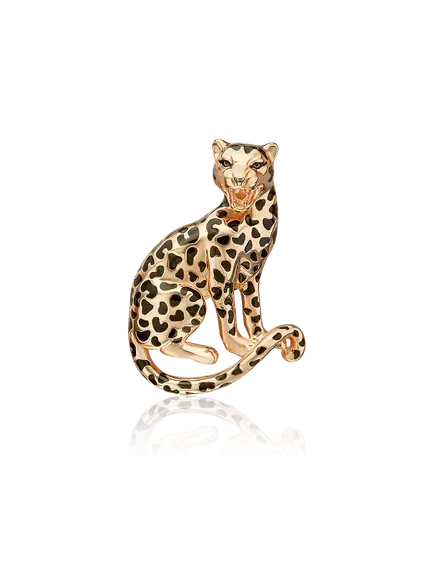Брошь "Леопард"