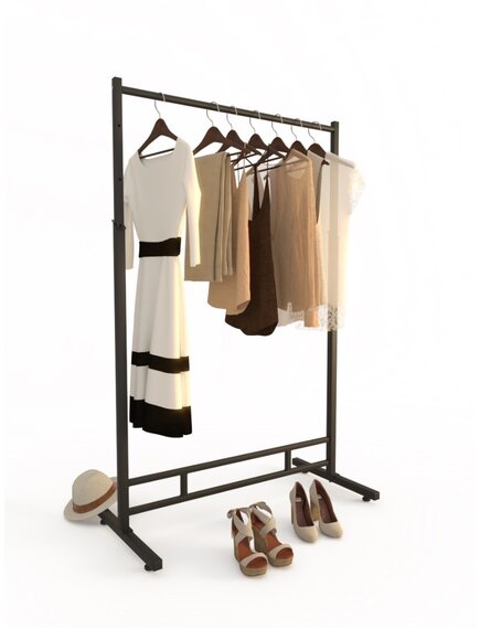 Вешало напольное AFFIDA-900 с регулировкой высоты, на ножках