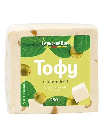 Тофу Сельский Дом с оливками, 250 г