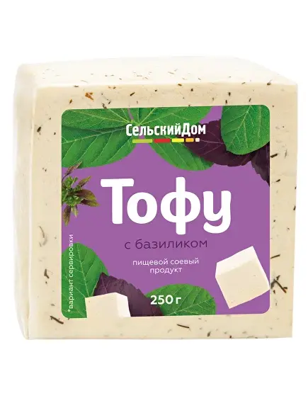 Тофу Сельский Дом с базиликом, 250 г