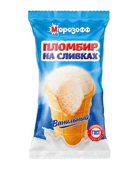 Мороженое Стакан ванильный