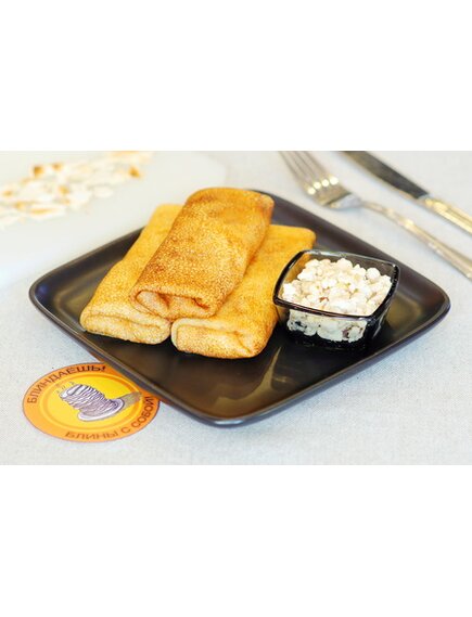 БЛИН С НАЧИНКОЙ КУРИЦА ЛУК