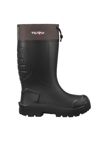 ЗИМНИЕ УТЕПЛЕННЫЕ САПОГИ ИЗ ЭВА TORVI БУРАН T - 40°C Черные
