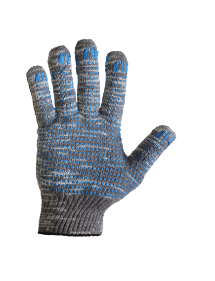 Перчатки 4 нити 10 класс с ПВХ нанесением