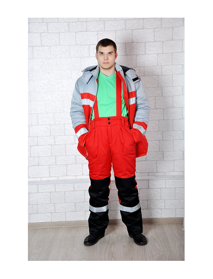 Костюм рабочий зимний М-171 красный