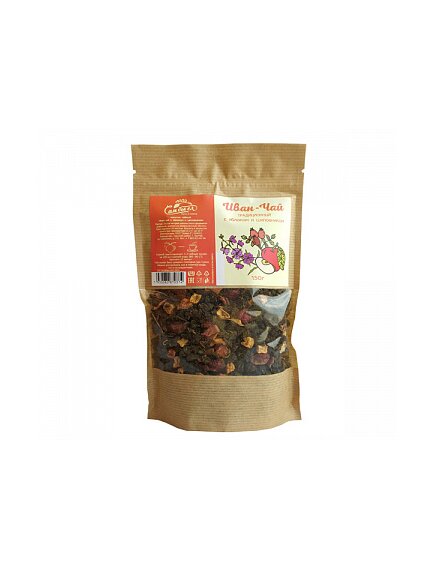 Иван-чай традиционный с яблоком и шиповником 150 г.