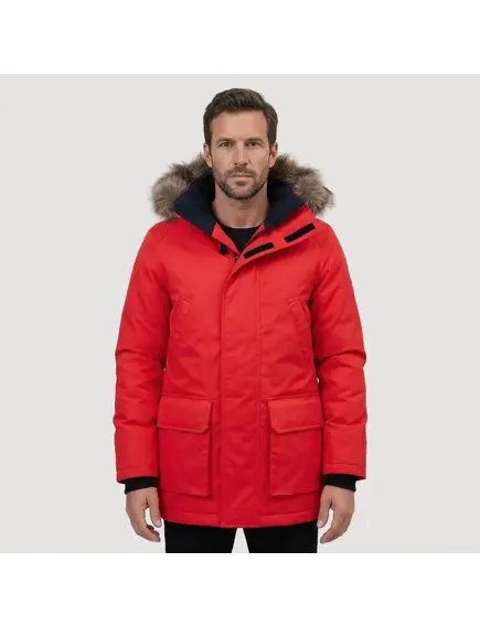 Мужская зимняя парка EXTREME WINTER SIBERIA красная
