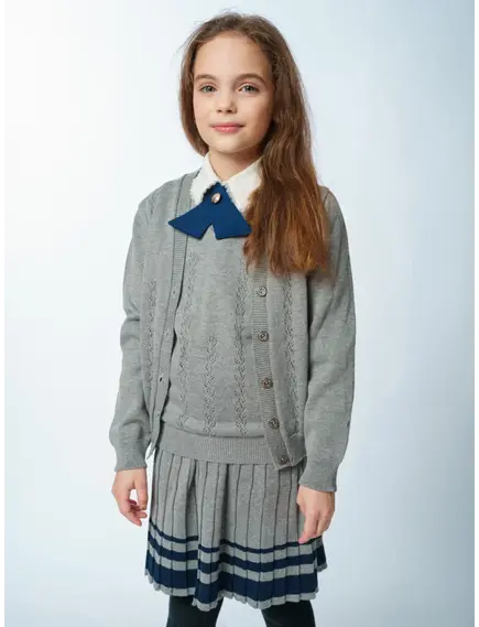 Комплект школьной формы серый