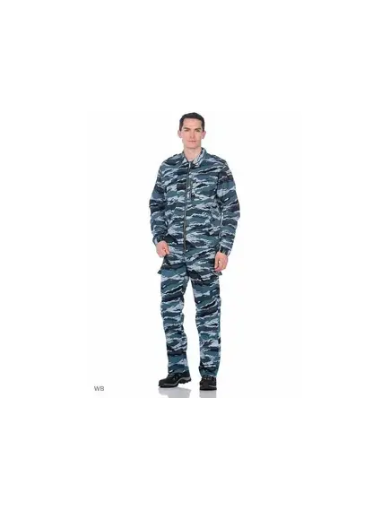 Костюм охранника Святогор серый камуфляж