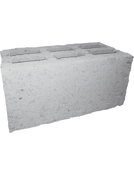 КЕРАМЗИТОБЕТОННЫЙ БЛОК СТЕНОВОЙ 6-ПУСТОТНЫЙ 390Х190Х188 ММ