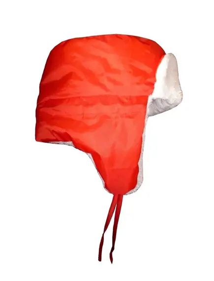 Шапка-ушанка для "Снежного десанта" красная