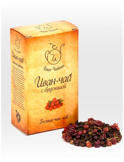 Иван-чай с брусникой