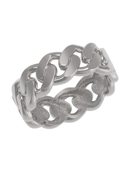 Серебряное кольцо без вставок