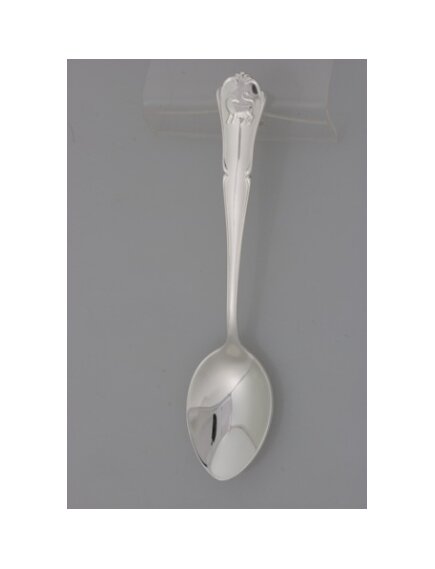 Ложка чайная/Козерог из серебра без вставок