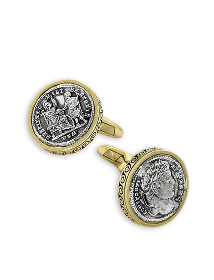 "Константин" золотые запонки