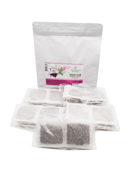 Иван-чай ферментированный листовой, 100 фильтр пакетов.