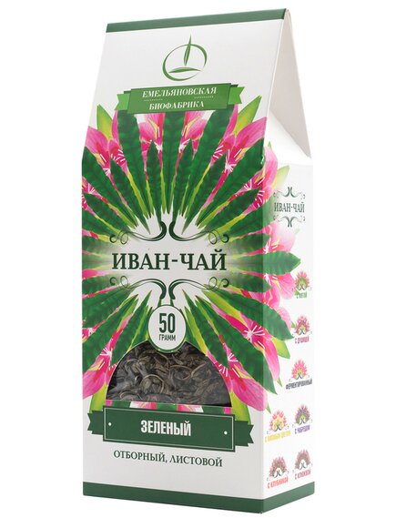 Иван-чай зелёный листовой, 50 г