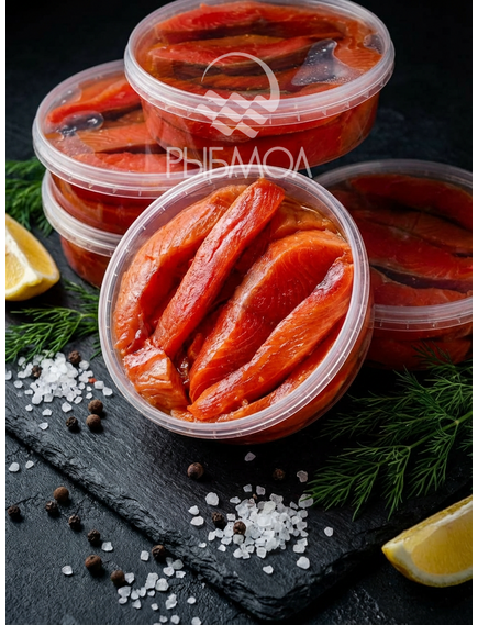 Филе лосося (нерки) слабой соли