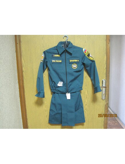 Костюм МЧС для девочек