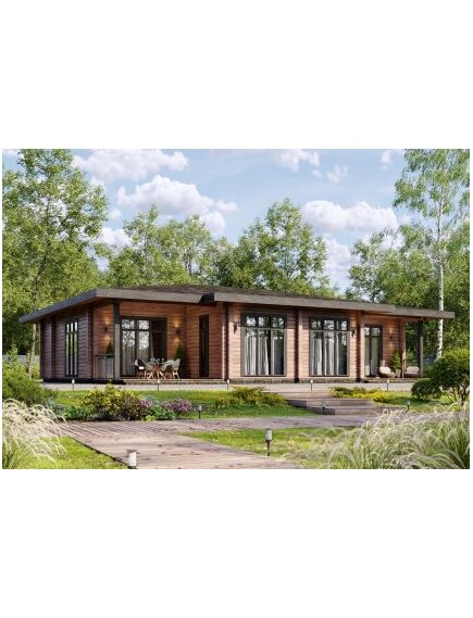 Дом из клееного бруса Манчестер