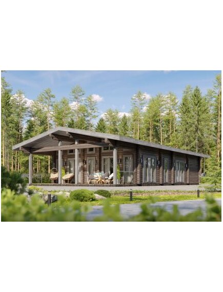 Дом из клееного бруса Тироль