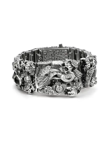 Серебряный браслет "FURY ROSE"