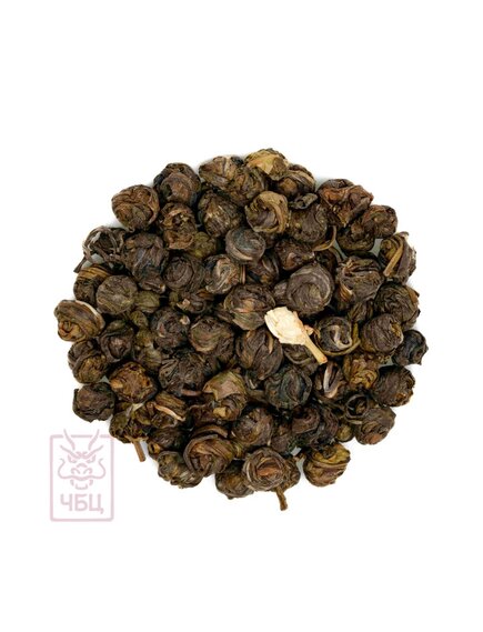 Зеленый чай Моли Чжэнь Чжу, Драконий жемчуг, Жасминовый чай, в/с