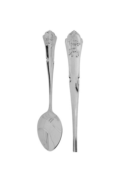 Ложка чайная/Стрелец из серебра без вставок