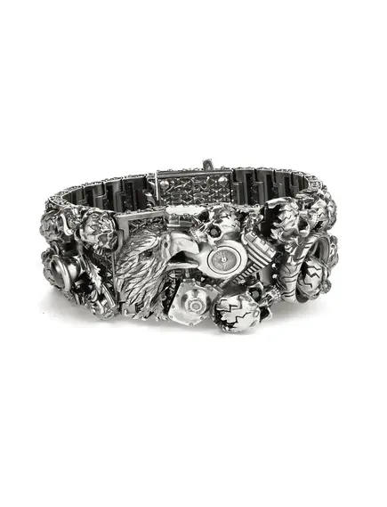 Серебряный браслет "FURY ROAD"