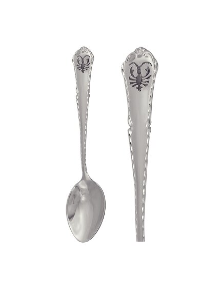 Ложка чайная/Рак из серебра без вставок