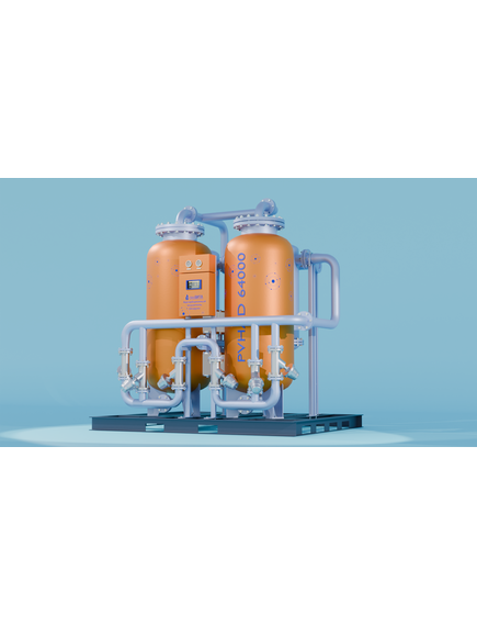 Адсорбционный осушитель горячей и холодной регенерации