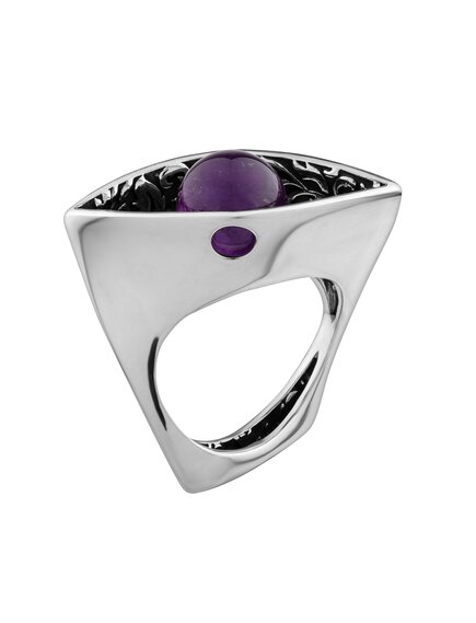 Перстень с аметистом