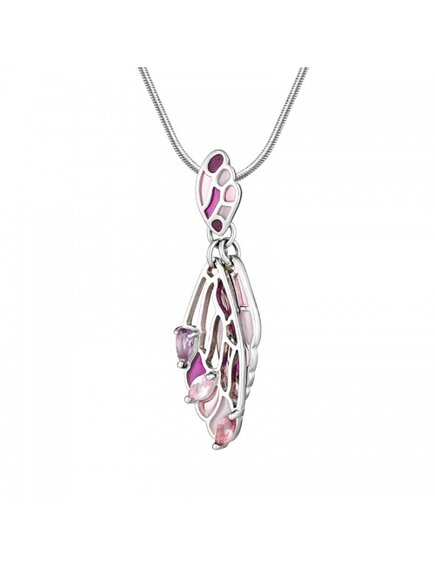 Подвеска Крылья бабочки с витражами