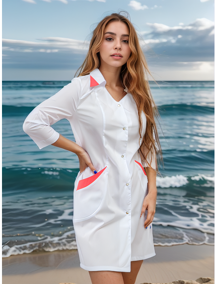 Халат медицинский жен. М-040 ткань Тиси