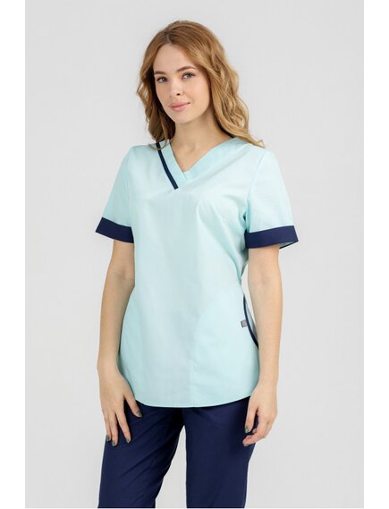 Костюм №285 голубой/синий