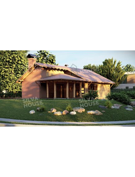 Баня из клееного кедрового бруса