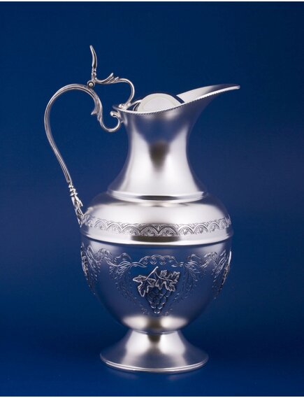 Серебряный кувшин №17 "Виноградная лоза"