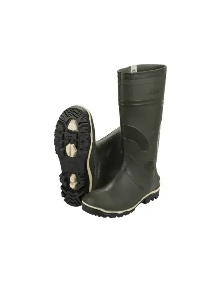 Сапоги рабочие мужские "Шахтер" из ПВХ с металлостелькой